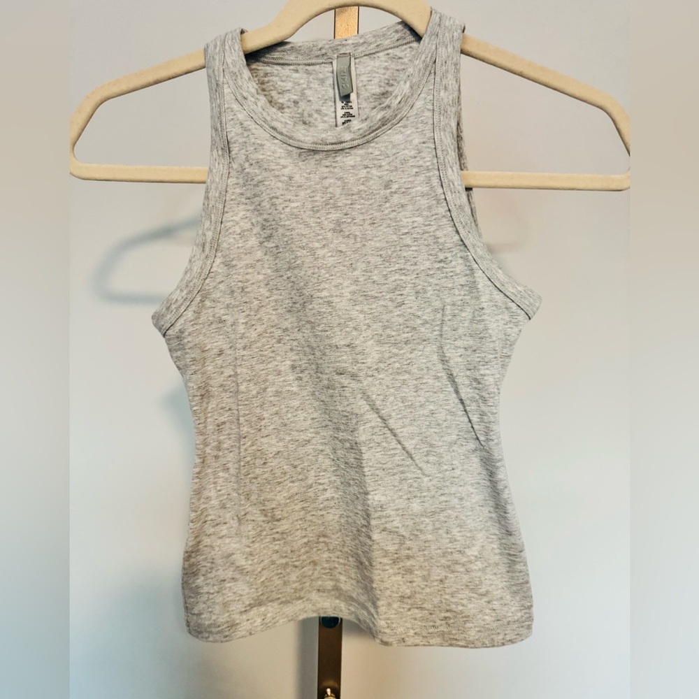 Cotton Jersey high neck tank